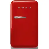 Smeg FAB5RRD5 Freistehendes KÃ1/4hlgerät ohne Gefrierfach, 34 l Nutzinhalt KÃ1/4hlteil, 40,4 cm Breite, , 61 kWh/Jahr, 40 dB Geräuschemissionen