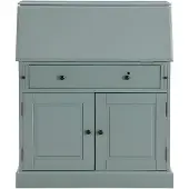 Vente-unique Sekretär - MDF & Kiefernholz - Mandelgrün - CLEORE