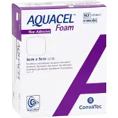 + Prisoma GmbH Aquacel Foam Nicht adhäsiv 5x5 cm Verban 10 St