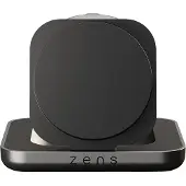 ZENS Nightstand Charger Pro 2 next gen - Kabelloses Ladegerät für Telefon / Earbuds / Apple Watch - MagSafe und Qi2 - Schwarz