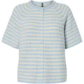 Pieces Bluse "Pcmalou" in Hellblau - S