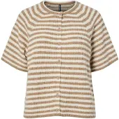 Pieces Bluse "Pcmalou" in Beige - M
