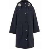 Barbour Jacke Devlin Waterproof Jacket Damen Dark Navy Dress Navy Tartan-14