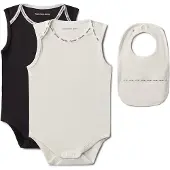 Calvin Klein Set T-Shirt und Shorts LVCKSJN03Y Écru Regular Fit