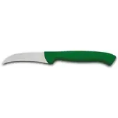 Stalgast GmbH Gemüsemesser Serie Zippy, gebogen, grün, L. 75 mm