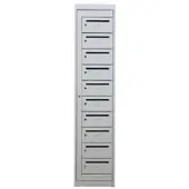 Proregal Postverteilerschrank Crane | HxBxT 180x40x50 cm | Grau