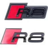 Audi Original R8 Schriftzugpaket schwarz vorne + hinten