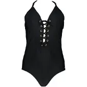 Bruno Banani Badeanzug in Schwarz - 38C/D-Cup