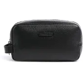 Piquadro Mode Special Leather Toiletry Bag 25 cm Black