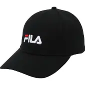 FILA Unisex Brasov 6 Panel Cap With Linear Logo Black Größe: OS | Hüte Outlet | Unisex | Schwarz