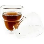 Mulex Dopplewandglas Hitzebeständig 250 ml für Latte Macchiato Tee Kaffee