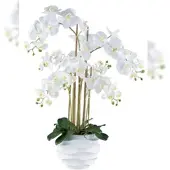 Creativ Green künstliche Pflanze Phalaenopsis, 90cm , "Real Touch"