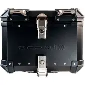 Gpr Exclusive ALPI-TECH Motorrad-Topcase Schwarz 45L mit Universalplatte