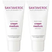 Santaverde Aloe Vera Creme medium ohne Duft 2x 2x30 ml