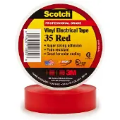 Scotch 7100238735, 1 Stück(e), Rot, PVC, 600 V, Sichtverpackung, UL Listed, VDE, CSA Certified, RoHS 2015/863/EU Compliant