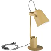 Kanlux S.A. RAIBO Schreibtischlampe Gelb 5W E27 Metall retro-modern