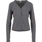 Urban Classics Strickjacke "Ladies Rib Cardigan" 1 Stk. tlg.