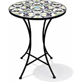 Mojawo Mosaik Mosaiktisch Gartentisch Bistrotisch Tisch Ø 60 x 70 cm