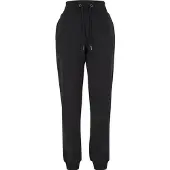 Urban Classics vielseitige Damen Hose Stretch Kordelzug Taschen mit Baumwolle Schwarz