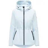 MARIKOO Outdoorjacke "Katzilein" Leichte Übergangsjacke mit Kapuze und Kordelzug
