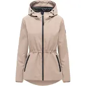 MARIKOO Outdoorjacke "Katzilein" Leichte Übergangsjacke mit Kapuze und Kordelzug