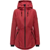 NAVAHOO Outdoorjacke "Blumentanz 14" mit Kapuze Übergangsjacke mit wasserdichtem Verschluss