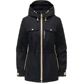 MARIKOO Outdoorjacke "Sohaa" Leichte Outdoorjacke mit Kapuze und Kordelzug