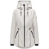 NAVAHOO Damen Übergangsjacke Blumentanz mit Kapuze