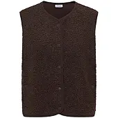Cecil Fellweste "Curly fake Wool" in Woll-Optik