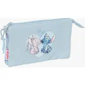 Disney Stitch Dreifach-Federmäppchen, Blau