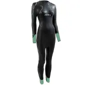 Zone3 Terraprene Vision Neopren-Neoprenanzug Schwarz Grün Damen, Größe S