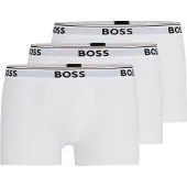 BOSS für Herren. 50475274 Pack 3 weiße Troncal Boxershorts (XXL), Heimtextilien, Baumwolle