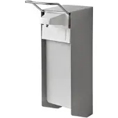 TEMDEX Desinfektionsmittelspender 1000 ml Edelstahl mit kurzem Armhebel