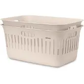 Brabantia Wäschekorb Collect-It - 40 l - Soft Beige (2er Set)