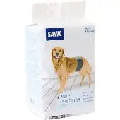 Savic Windeln für Rüden - Größe L: 53-76 cm, 12 Stück