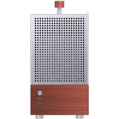 Jonsbo T6, Midi Tower, PC, Holz, Silber, ITX, Stahl, Glas, Aluminium, Gaming