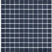 Premium Mosaic Glasmosaik dunkelgrau 30x30 cm glanz MOS25DGY