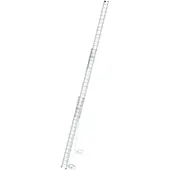 Proregal Sprossen-Seilzugleiter 3-teilig ohne Traverse 3x18 Sprossen