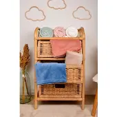 Doudou et Compagnie Decke 70x100cm mandelgrün