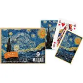 Piatnik Vincent van Gogh Sternennacht-Spielkarten – Doppeldeck