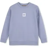 BOSS Sweatshirt aus Fleece für Kinder mit Logo-Label Grösse 126