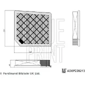 Blue Print Luftfilter ADBP220213