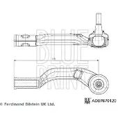 Blue Print Spurstangenkopf ADBP870120