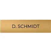 DoorBird D21x Namensschild für eine Ruftaste, individuelle Gravur – RAL 1017