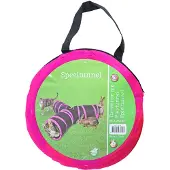 Boon Spieltunnel Nylon 'Y' Modell 85x25 cm schwarz/rosa Play Fun-cat (roze)