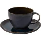Like. by Villeroy & Boch like. by Crafted Kaffeetasse mit Untertasse 2-teilig - Denim
