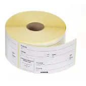 Hendi 500x Lebensmittelrotations-Etiketten,mehrfach verwendbar,leicht entfernbar,Weiß,100x50mm