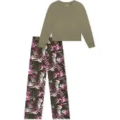 Schiesser Damen Pyjama ModernSchlafanzug, Pyjama Set, Nachtwäsche
