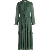Vera Mont Cocktailkleid mit Volant in Evening Green | Gr.: 40