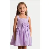 Mayoral Elegantes Kleid 3916 Violett Regular Fit